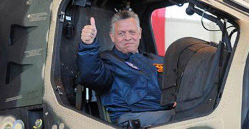 بالصور.. ملك الأردن يُجهّز طائرته الخاصة لضرب داعش