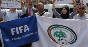 فلسطين تعلنها حربا على اسرائيل بكرة القدم