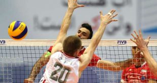 ايران تفوز على اميركا 3-0 بمباراة كرة طائرة