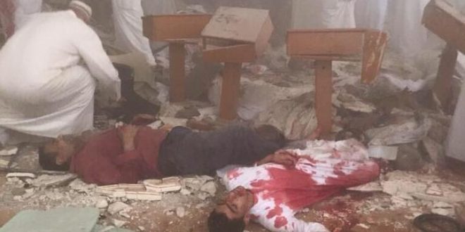 #عاجل : صور خاصة من #تفجير_مسجد_الامام_الصادق