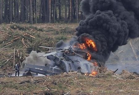 تحطم طائرة روسية ومقتل طيارها خلال عرض جوي