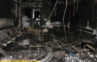 صور حريق مستشفى جازان العام ومقتل 27 شخصا