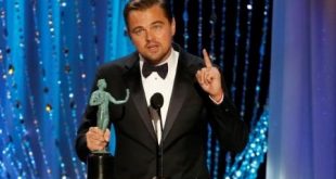 فوز ديكابريو بجائزة أفضل ممثل من نقابة ممثلي السينما