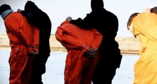 شريط فيديو يُظهر اعدام داعش لخمس جواسيس انكليز