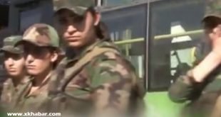فيديو تفجير حافلة بالعاصمة دمشق على متنها مجندات قناصات