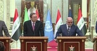 كي مون يربط المصالحة في العراق بهزيمة داعش