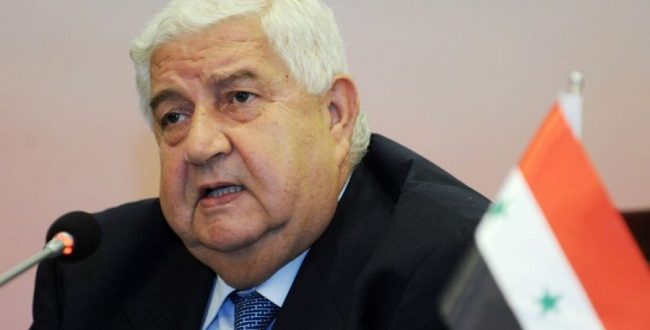 المعلم يهاجم دي ميستورا ويؤكد ان الرئاسة خط أحمر