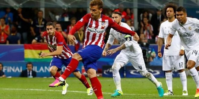فيديو ضربة جزاء اتلتيكو مدريد الضائعة ضد ريال مدريد بتعليق عربي