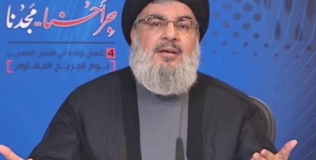 نصرالله: السعودية تحاول ادخال داعش الى قلب ايران