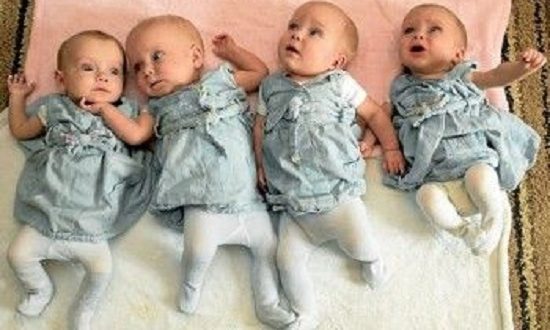 لبنانية تضع 4 توائم دفعة واحدة