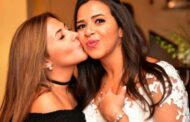 قبلة دنيا سمير غانم لشقيقتها ايمي تشعل الفيسبوك..بالصور