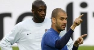يايا توري يعتذر من غوارديولا ومان سيتي