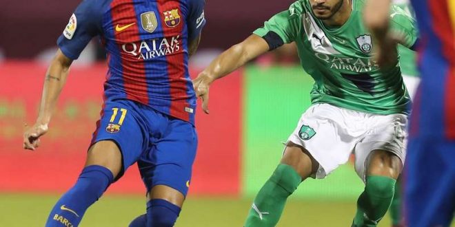 كأس قطر للطيران: برشلونة يفوز على الاهلي 5-3 ويخطف الاضواء