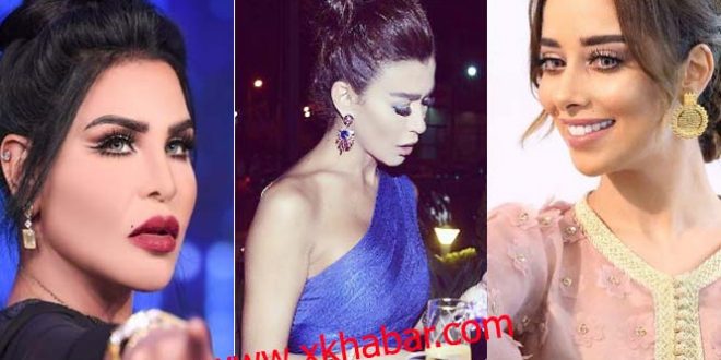 فنانات بتسريحة شعر الكعكة