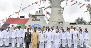 الإمارات تطلق زورق صواريخ متطور محلي الصنع