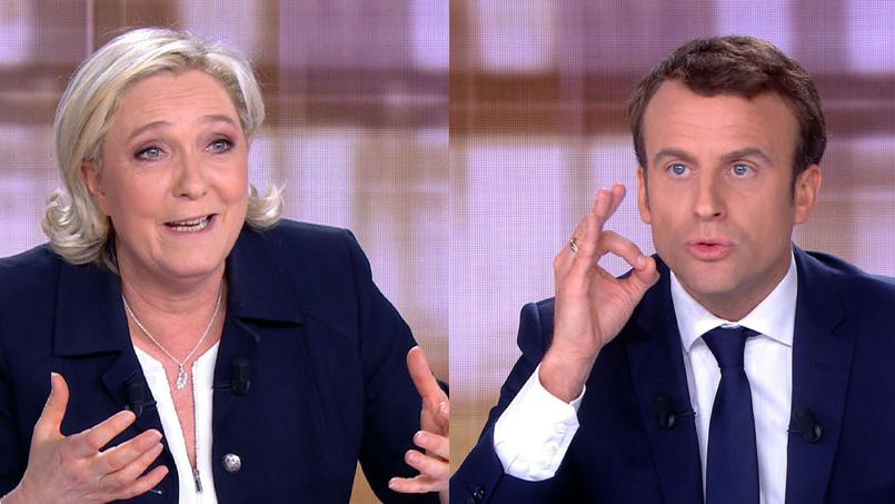 المناظرة التلفزيونية في فرنسا: ماكرون يربح لوبان