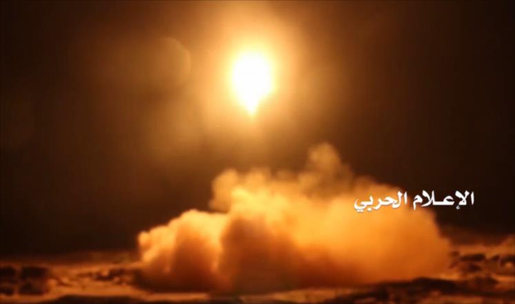 سقوط صاروخ باليستي فوق الرياض مصدره اليمن