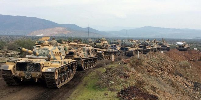 Afrin Syria with Turkish troops inside