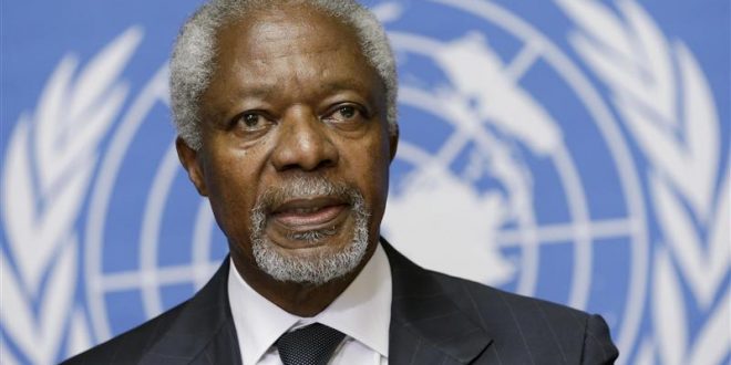 Kofi Annan announced dead
