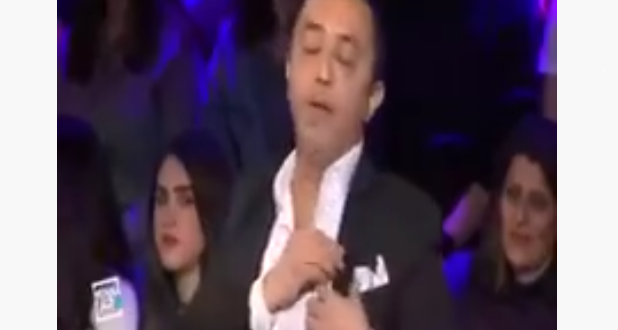 علي الديك أثناء انسحابه من برنامج منا وجر