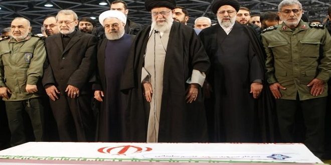 تشييع سليماني في طهران بحضور خامنئي وتهديد جديد لأميركا