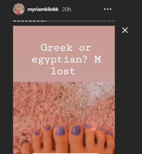 Mriam Klink Feet & Toes