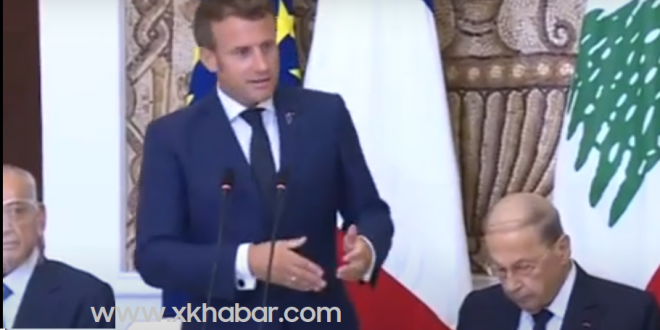 الرئيس ماكرون يحاضر بالسياسيين اللبنانيين