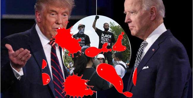 Trump vs Biden in bloody streets of U.S فوضى ودم بالشارع بعد الانتخابات الأمريكية ؟